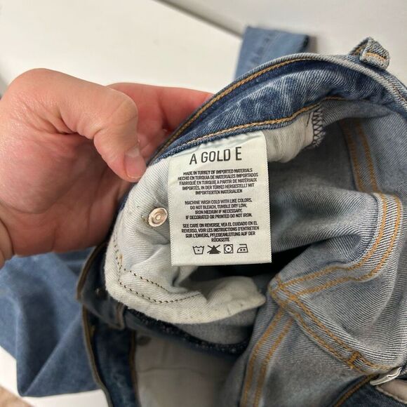 Agolde high rise skinny raw hem jean size 27 - Picture 7 of 8